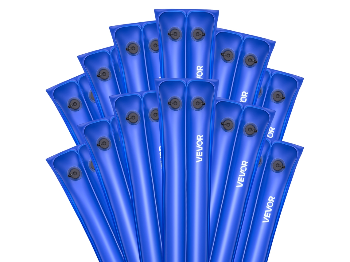 12 Pcs Sacos De Água Para Coberturas De Piscina De Câmara Dupla 300 X 30 Cm Vevor