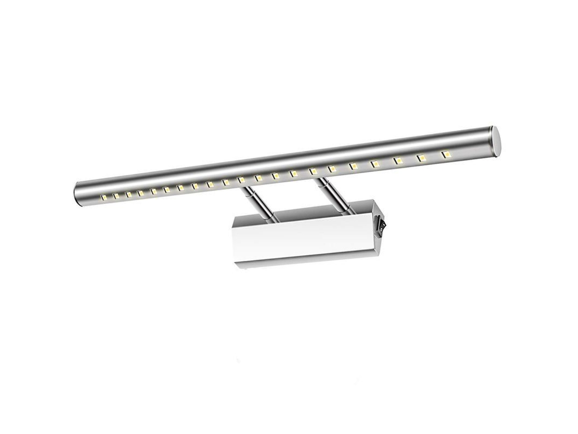 2026 luz de Baño Espejo de Pared 5w Acero Inoxidable 40cm 500lm Luz Blanca Fría Ip44
