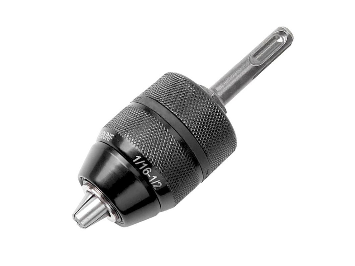Mandril de furadeira sem chave 2-13mm de aço carbono com adaptador SDS 6.35mm | S/MARCA