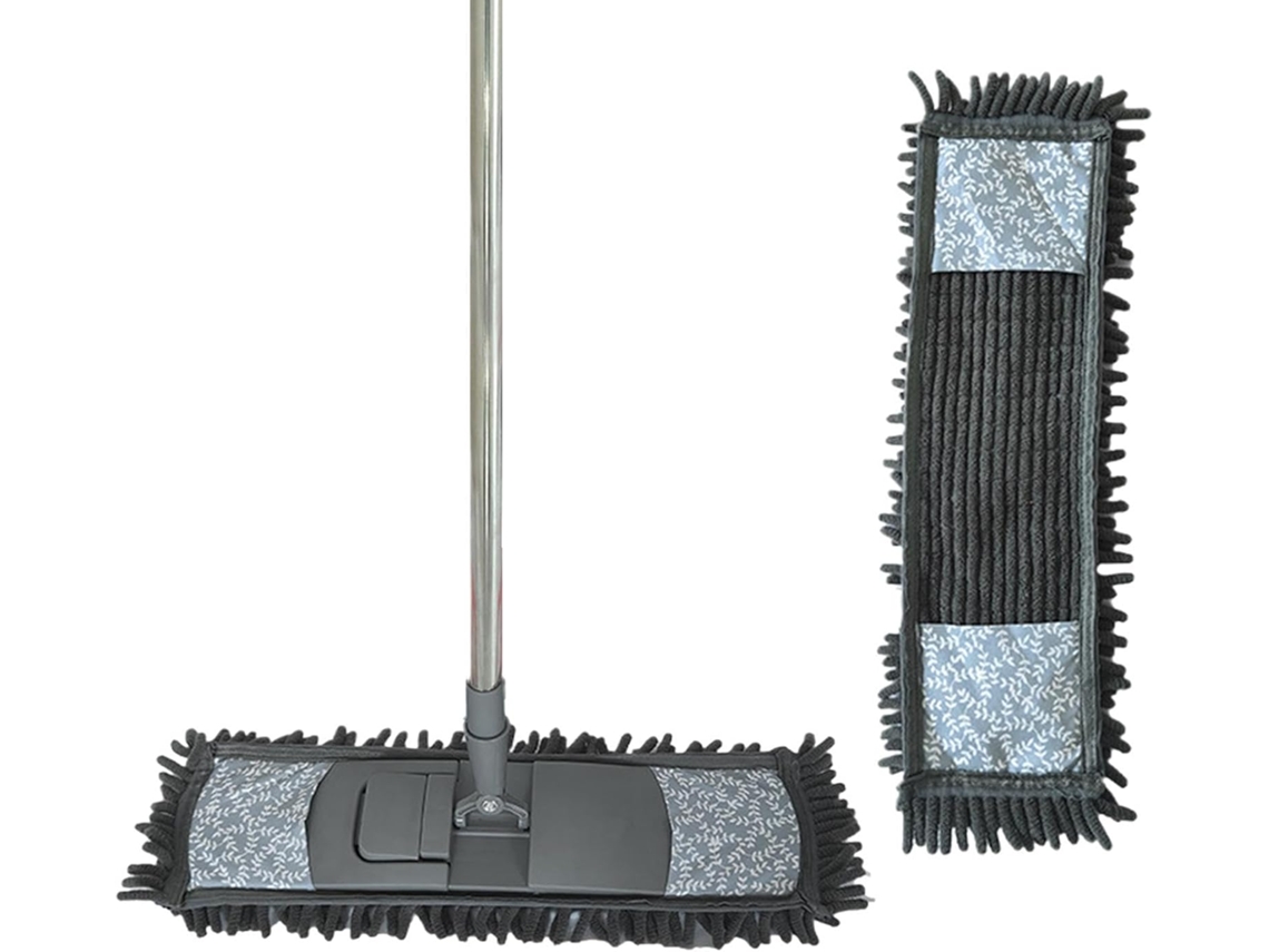 Mop Para Limpeza De Pisos Com Cabo Longo E Ângulo Ajustável