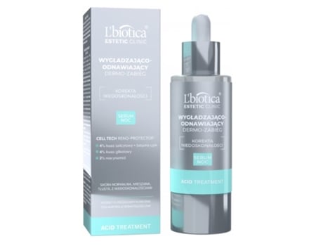 Tratamento Intensivo De Ácido Da Clínica Estética Lbiotica Para Suavização Noturna, 30 Ml