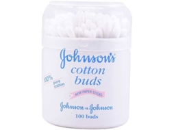 Cotonetes JOHNSON'S Algodão Bébé (100 un)