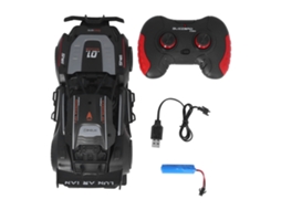 Mali carro de Corrida Rc Derrapagem 2.4ghz com 2 Portas Abertas Controle Remoto para Meninos Preto