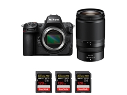 Z8 + Z 28 75mm F/2.8 + 3 Sandisk 128gb Uhs ii 300mb/s Máquina Fotográfica Híbrida Full frame + Ebook “20 Dicas para Fotos Que Impressionam” NIKON