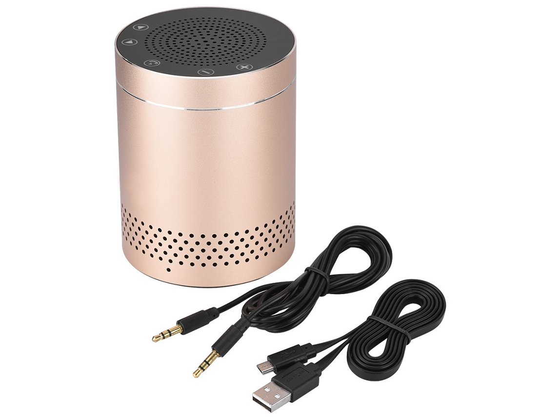 Caixa De Som Portátil Bluetooth Sem Fio Com Microfone