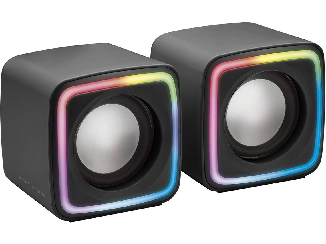 Colunas Gaming MARS GAMING MSCUBE Preto (8 W)