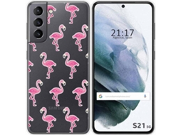 Capa Samsung Galaxy S21 5G TUMUNDOSMARTPHONE Flamenco Multicor