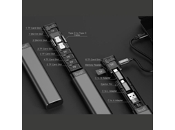 Adaptador AY-AY-M8J516-1 Preto
