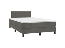 Box Spring Bed, Box Spring Beds Vidaxl Cinzeto Veludo (120 X 190 Cm)