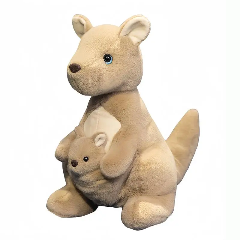 Brinquedo de Pelúcia Fofo da Série Mãe e Filhote de Coala MDUG (canguru 35cm)