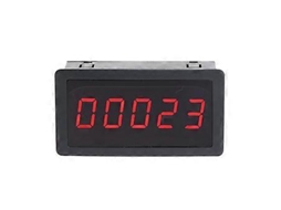 Contador Digital Dc 12 24v 5 Dígitos Led Display Digital 0 9999 Mais Medidor De Painel Brilvibera