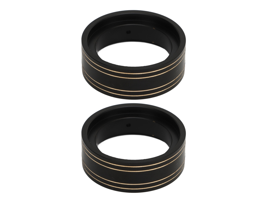 Mali 2pcs Anel de Fixação Interno de Latão para Rodas Rc 1.3 Polegadas, Peso para Carro Rc 1/18 Preto