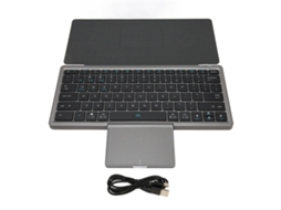 Aetheria capa de Teclado para Tablet com Touchpad Desacoplável Modo de Operação Simultânea Cinza Ferro