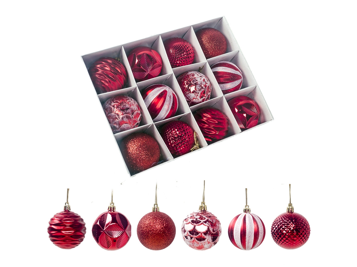 Laxiscreed Bolas De Natal De 6cm Para Decoração De Árvore Em Oferta
