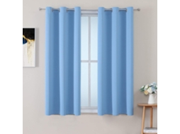 Cortina Blackout Térmica, Para Janela, Quarto E Sala, Ilhós, Privacidade, Proteção Uv, Lavável, Conjunto 2 Peças, 42 X 63 Polegadas, Prateado