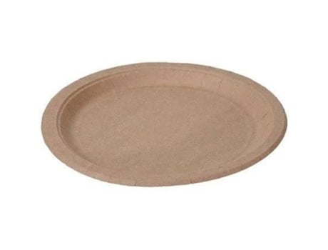Plato Carton 17 Cm Set 10 Ecofriendly