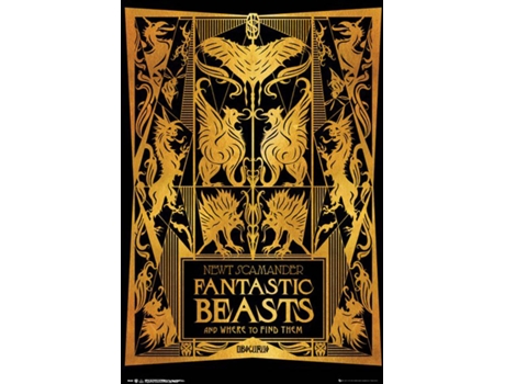 Póster GALERIA Animais Fantásticos E Onde Habitam Capa Do Livro (61x91.5 cm)