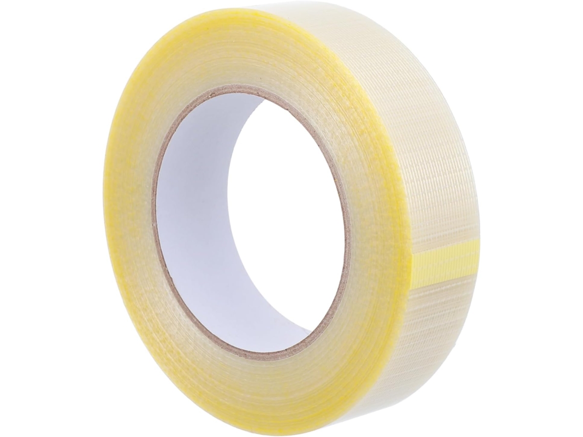 Fita Adesiva de Fibra Vidro Resistente e Curada para Fixação Objetos Grandes 130 5000,00 X 3,00 0,10 Cm Polega