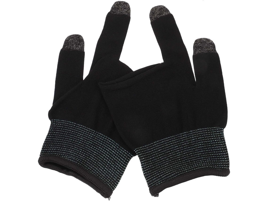 Lurelia Luvas Gaming Para Ecrã Tátil Fibra De Prata, Elastano, Respirável, Sensível Ao Toque, Elástico, Para Gaming Móvel E Ecrãs Táteis