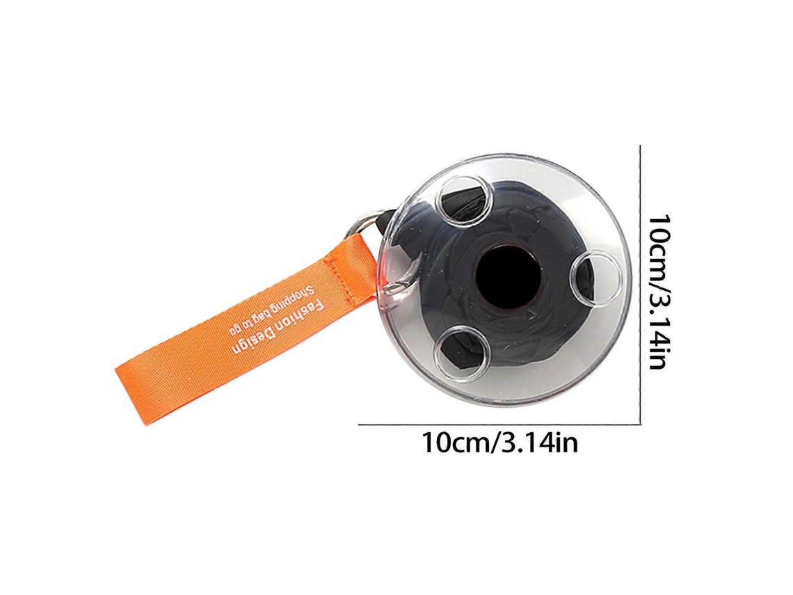 Sacola Dobrável Circular Pequena, Portátil E Multifuncional Para Supermercado, Com Sistema Telescópico Para Armazenamento E Compras. Prática Bols