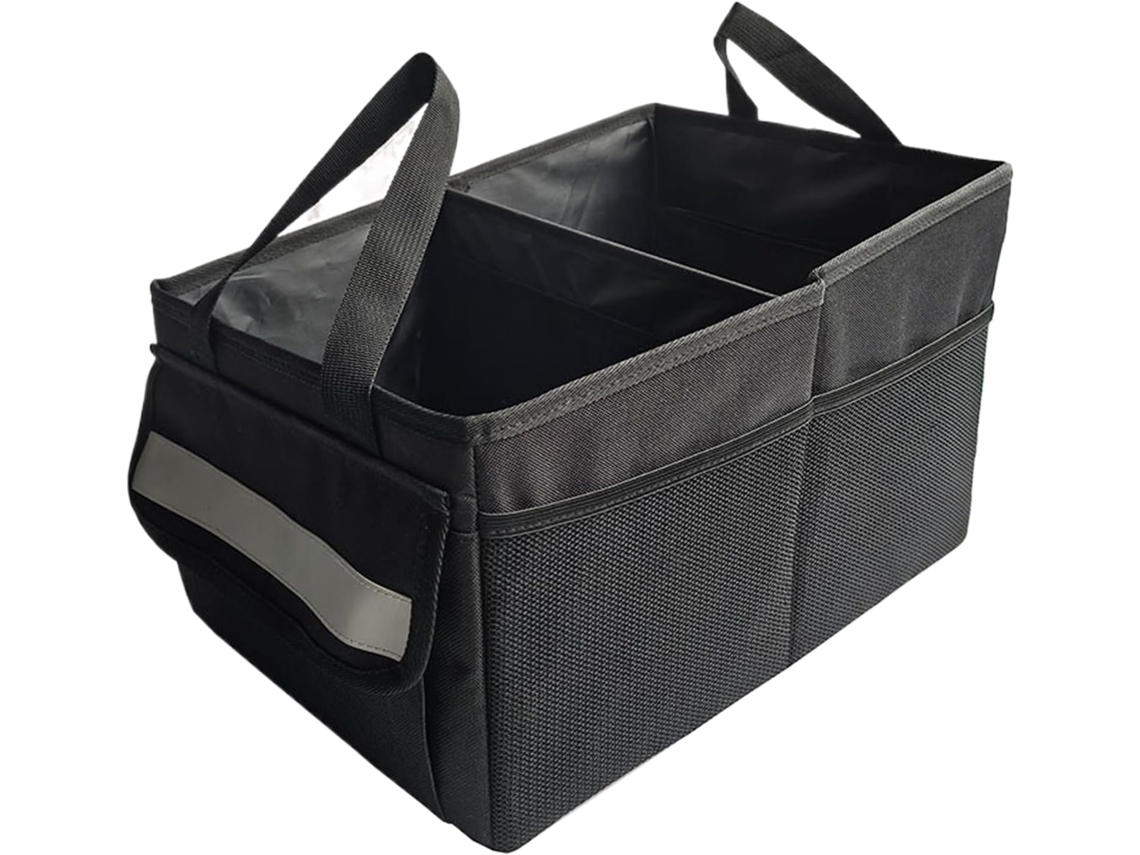 Organizador de Bolsas Automotivas com Diversos Compartimentos e Bolsa de Armazenamento