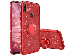 Capa Huawei Y7 2019 HONGWE. Vermelho