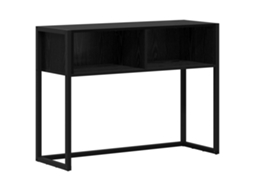 Mesa de Apoio com Armazenamento Carvalho Preto MAISON EXCLUSIVE 100x36x75 cm