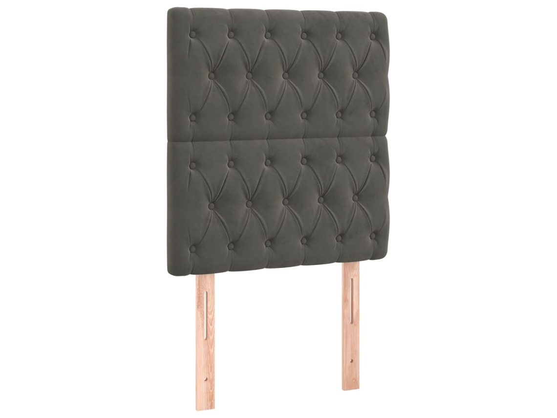 Headboard, Headboards Vidaxl Cinzeto Veludo (80 Cm)