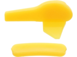 Protetor plástico amarelo para máquina de trocarte pneumática