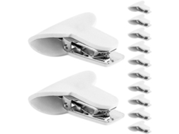 Beaupretty Conjunto De 12-presilhas Para Edredons E Colchas, Com Espuma Antiderrapante E Presilhas De Metal, Fixação De
