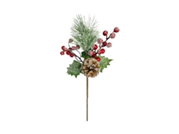 Ramos de Pinhheiro Artificial com Frutas e Flocos LAXISCREED
