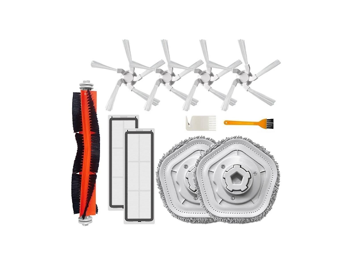 Para Bot W10 W10pro Acessórios Para Aspirador De Pó Escova Lateral Principal Filtro Hepa Pano De Esfregão Peça De Reposição S Brilvibera
