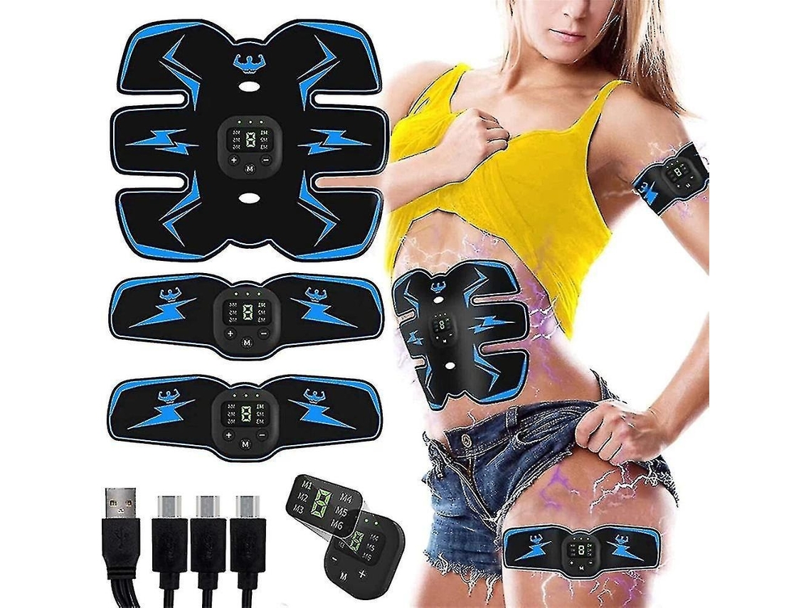 Lurelia Cinto De Tonificação Muscular Com Estimulador Elétrico Ems Para Abdominais Treinador Abdominal Para Treino De Academia