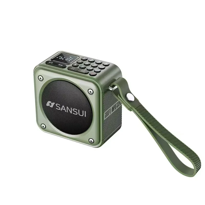 Caixa de Som Bluetooth MDUG com Entrada TF, USB e Aux