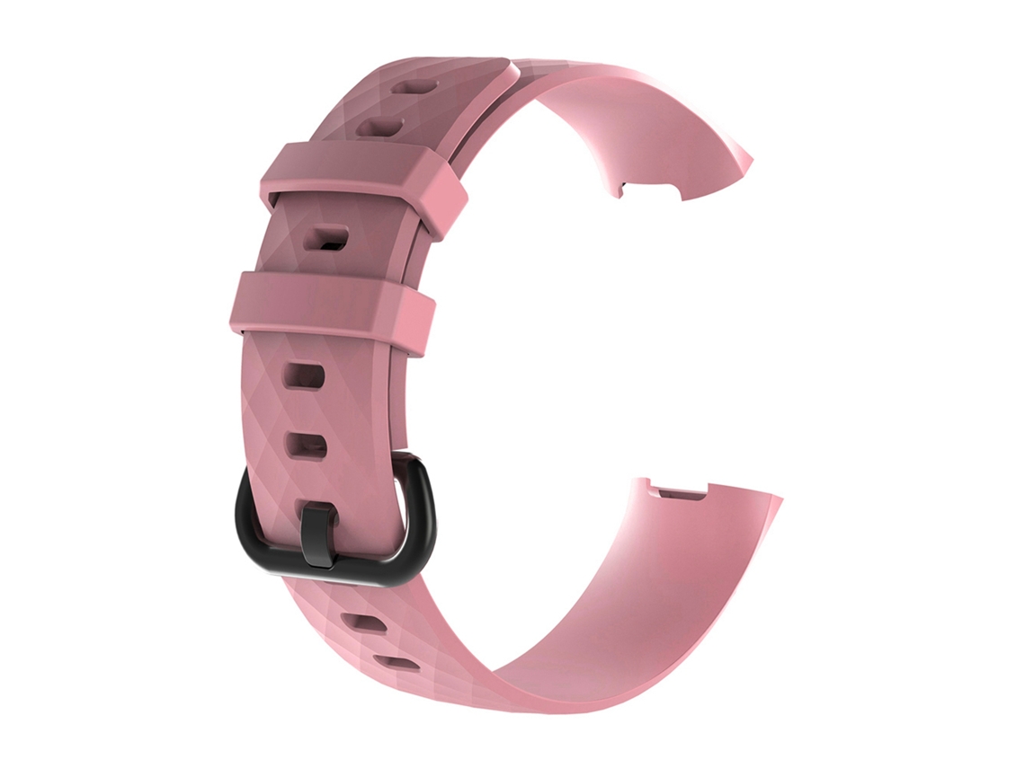 Pulseira De Relógio Alto Gama Rosa Para Fitbie Charge 3