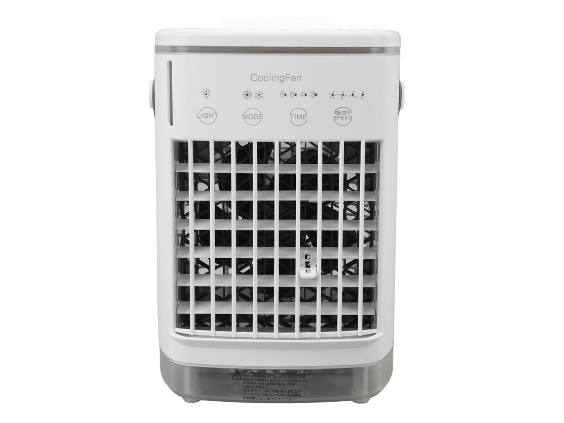 Ventilador Portátil Ar Condicionado Evaporativo com 2 Modos 4 Velocidades Usb para Mesa