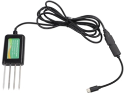 Medidor De Solo Usb Oito Em Um Umidade, Temperatura E Salinidade