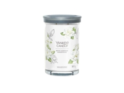 Vela Perfumada Yankee Candle Tumbler Grande Jasmim Branco Cera De Soja 60 100 Horas De Queima