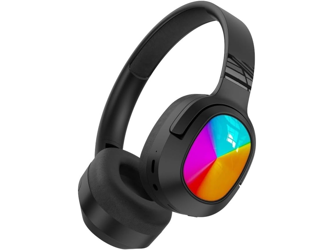 Novo Fone De Ouvido Bluetooth Sem Fio Com Graves Potentes, Som Hifi 5 3, Ideal Para Jogos E Videogames, Com Luzes Rgb