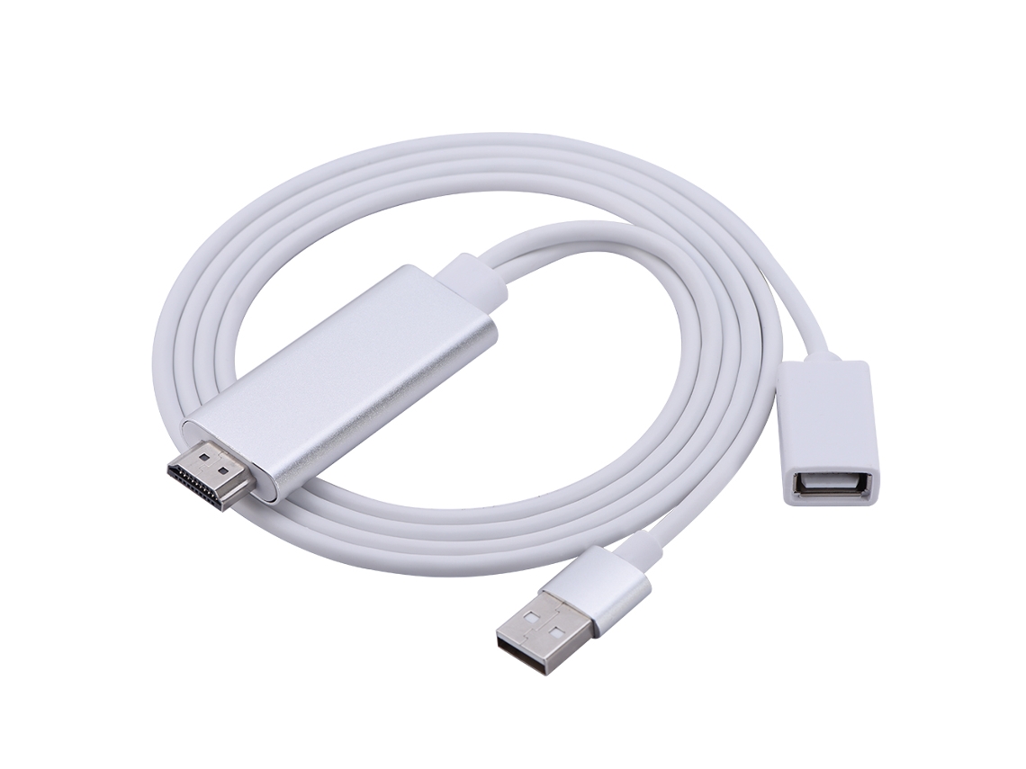 Cabo Lightning para Hdmi, Transmissão Hd, Compatível com Dispositivos Apple. EOOCOO