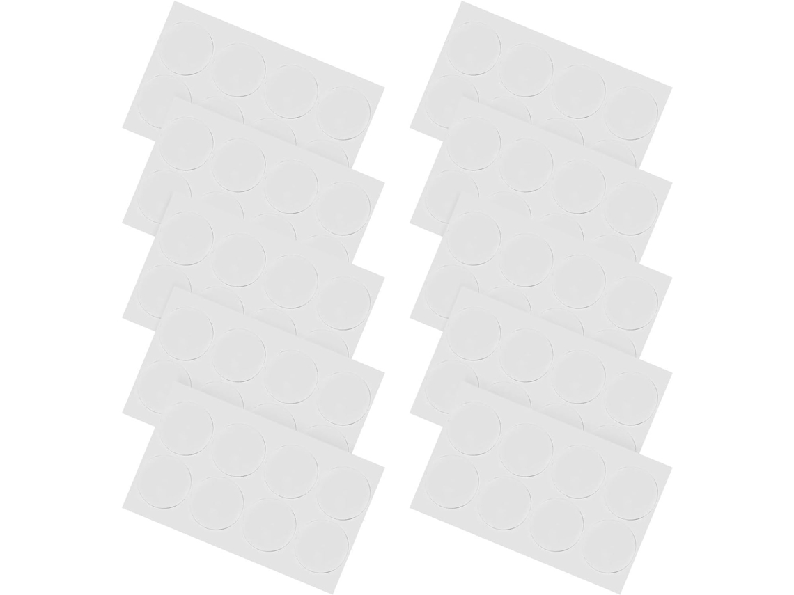 Conjunto De 80 Protetores Mesa Vidro, Espaçadores Antiderrapantes