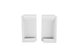 2pcs Suporte De Toalha De Papel Magnético Ajustável Para Parede Sem Furaduras