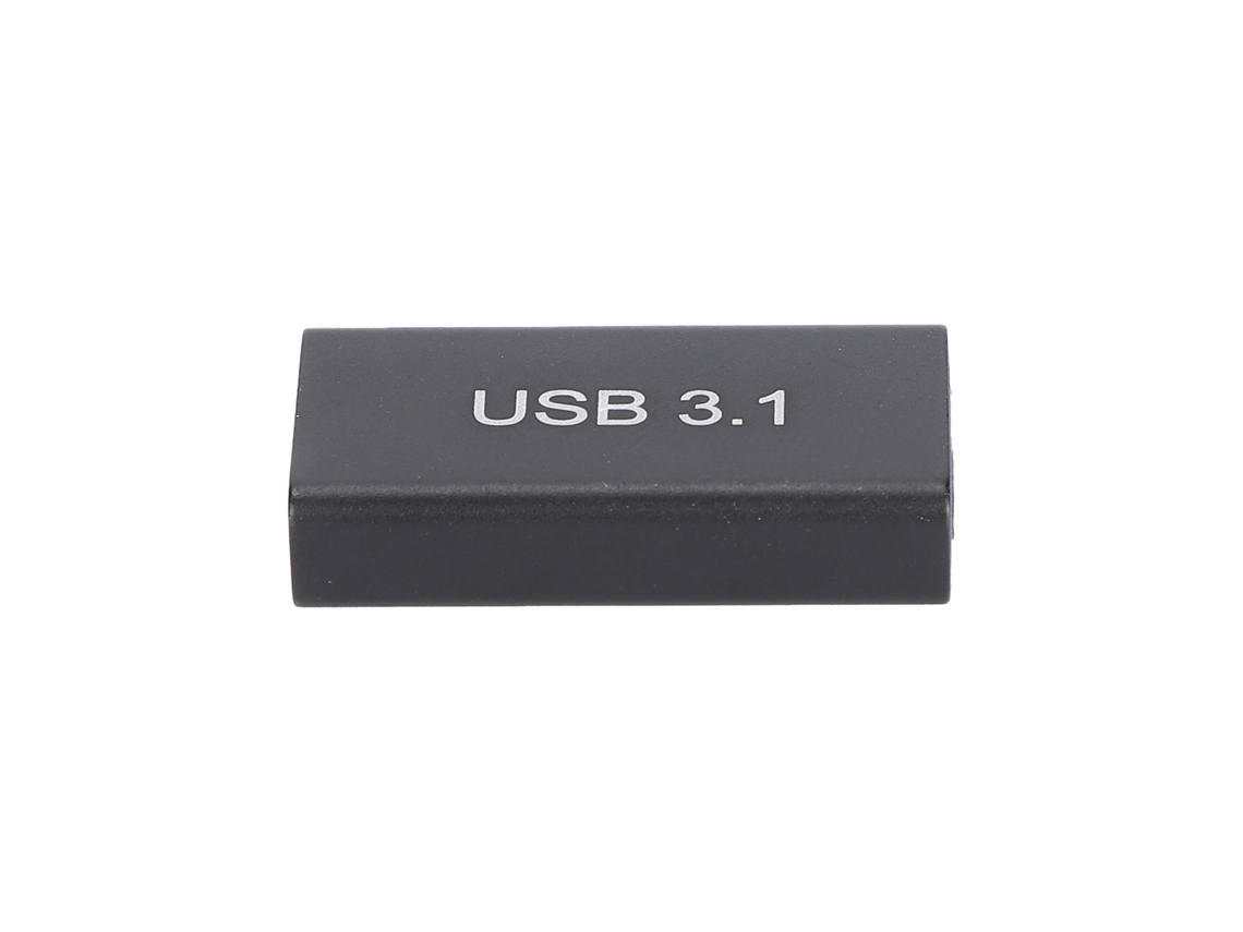 Adaptador Mali Tipo C Fêmea para USB 3.1, Reto, para Transferência de Dados, 10 Gbps