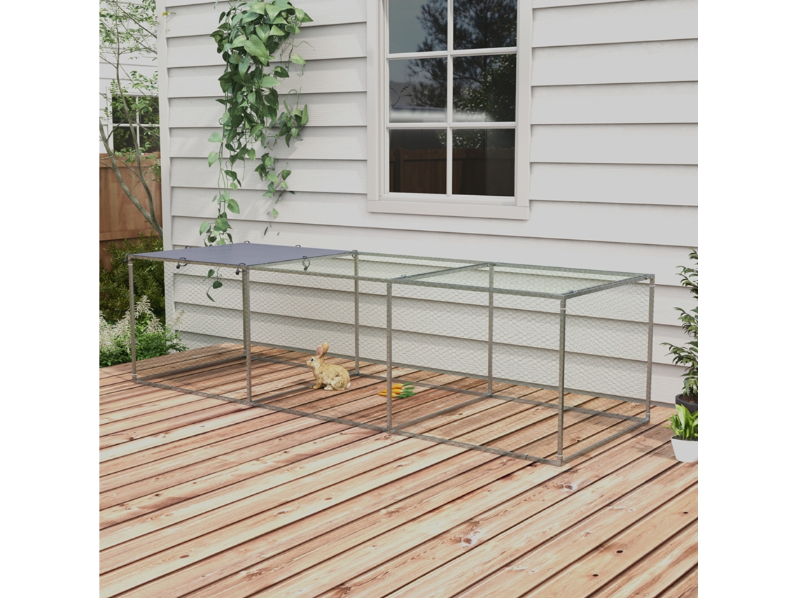 Gaiola para Galinhas, Aço Galvanizado, 3m², 3x1x0,8m | S/MARCA
