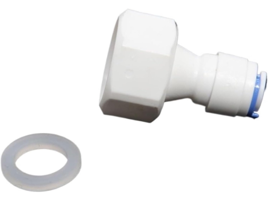 Conexão Rápida Para Tubo Reto, Rosca De 1/2" A 1/4", Dentes Internos,