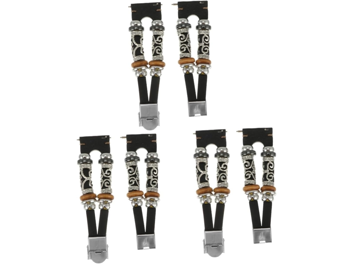 Conjunto De 3 Pulseiras Couro Para Relógio, Compatíveis Com