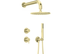 Concealed Shower Set With Overhead Shower Deante