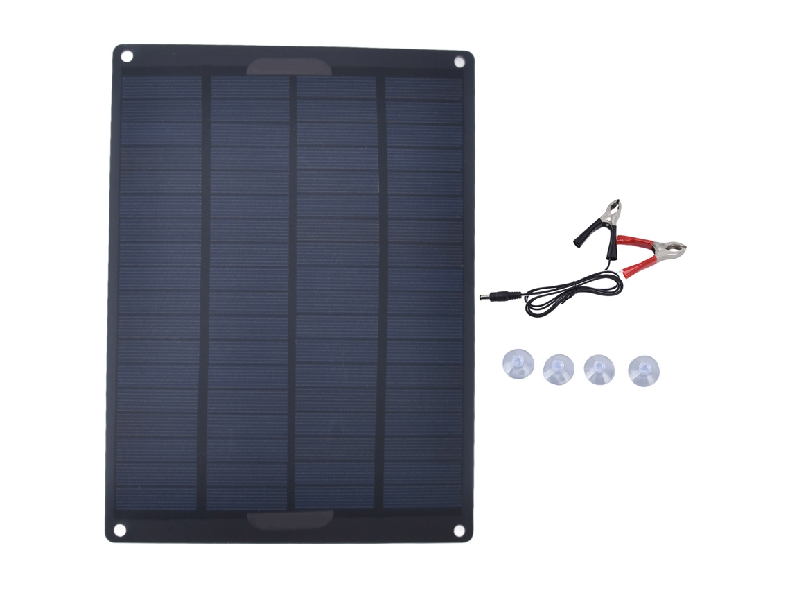 Laxiscreed Painel Solar 5,5w À Prova D'água, Leve E Portátil Para Carregamento Ao Ar Livre