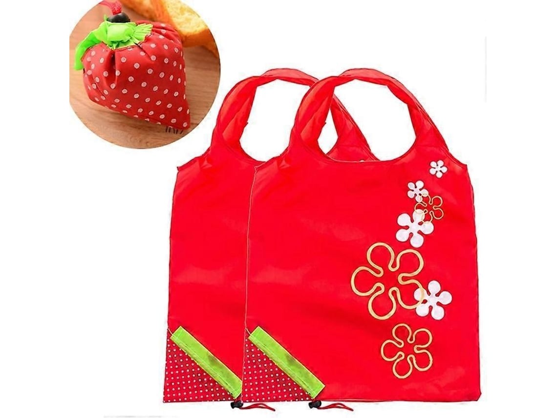 Conjunto de 2 Sacolas de Compras Dobráveis ​​e Reutilizáveis GOKOCO