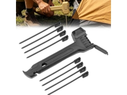 Martelo Multifuncional Para Camping Com Extrator De Estacas, 3 Em 1,
